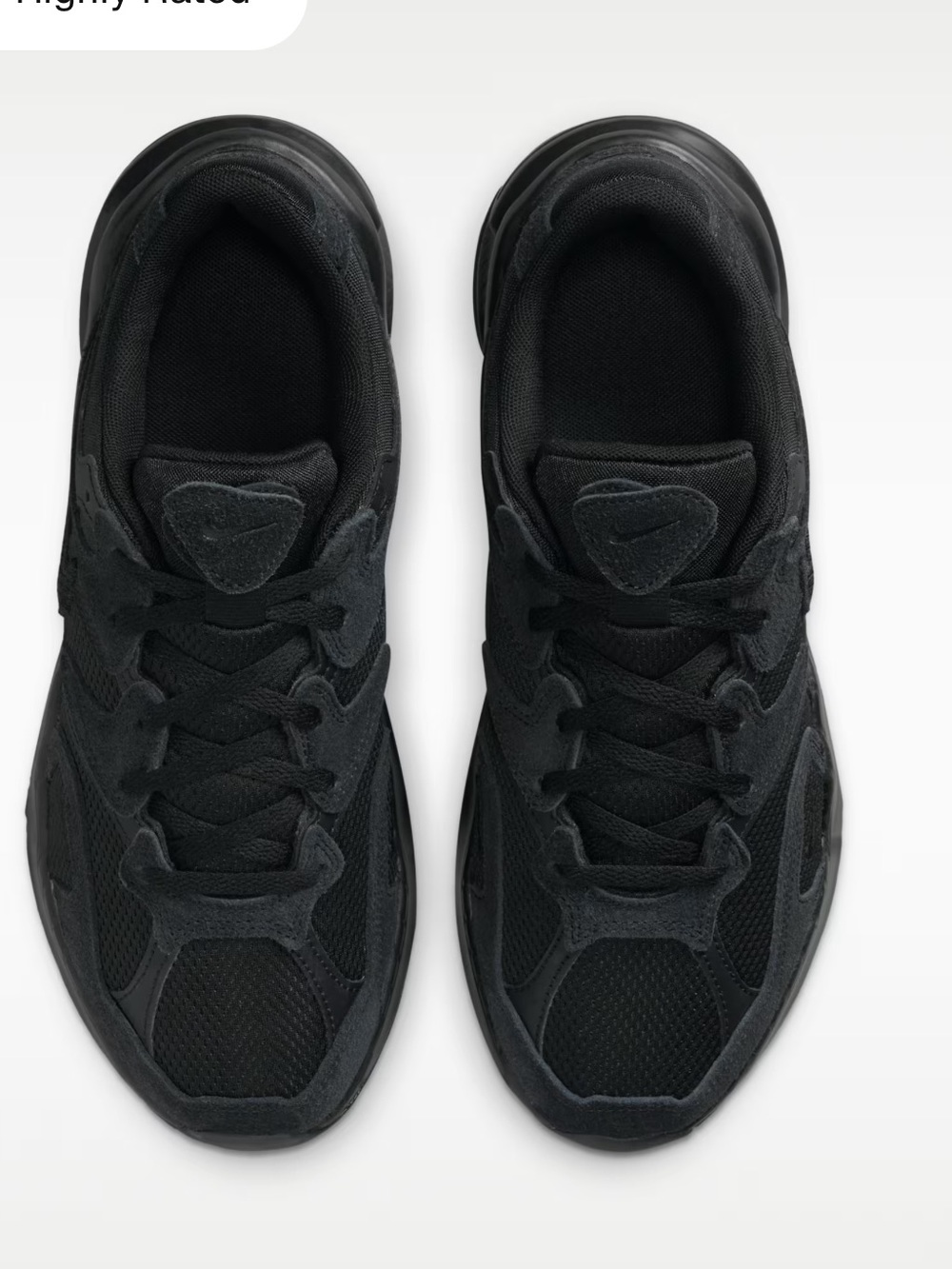 Nike Black Mesh 7.7 women 9 Sneakers BRAND NEW - Picture 3 of 10